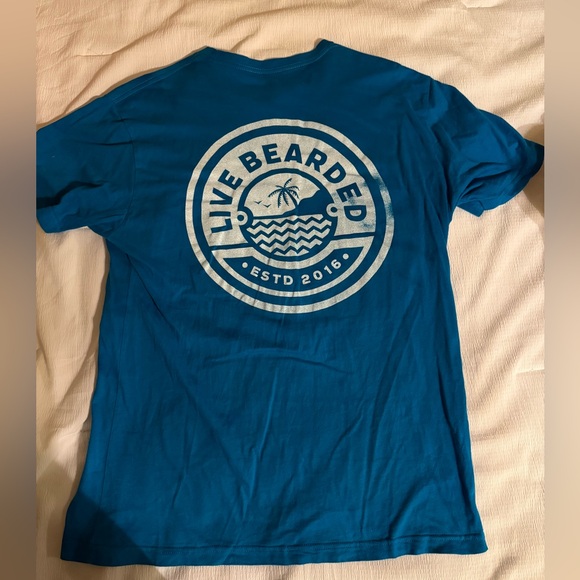 Men’s Live Bearded t-shirt - Picture 2 of 2